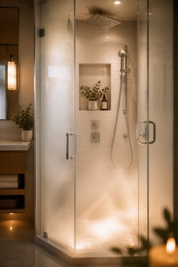 spa like steam shower experience