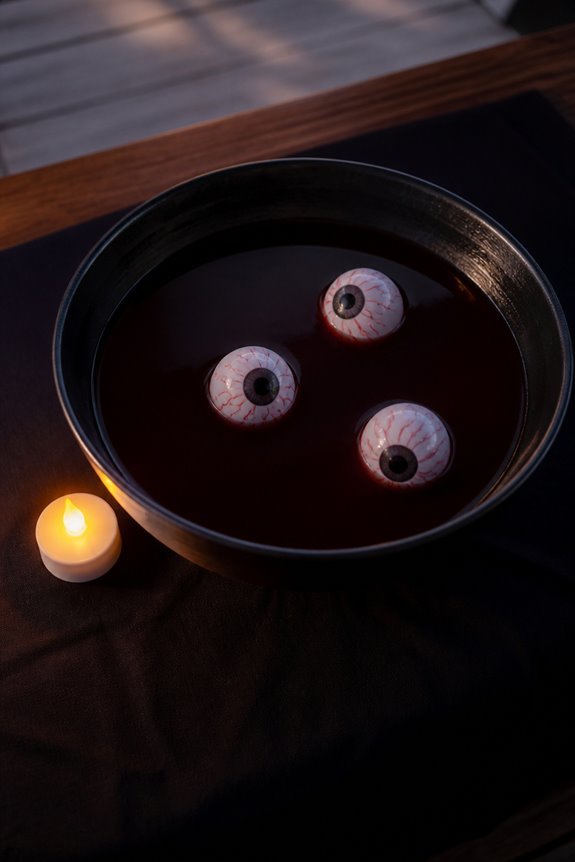 spooky floating eye decorations
