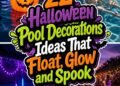 spooky floating halloween decor