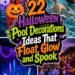 spooky floating halloween decor