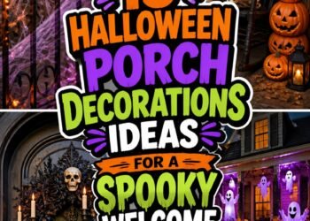 spooky halloween porch decor