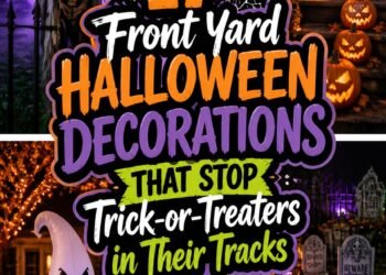 spooky outdoor halloween decor