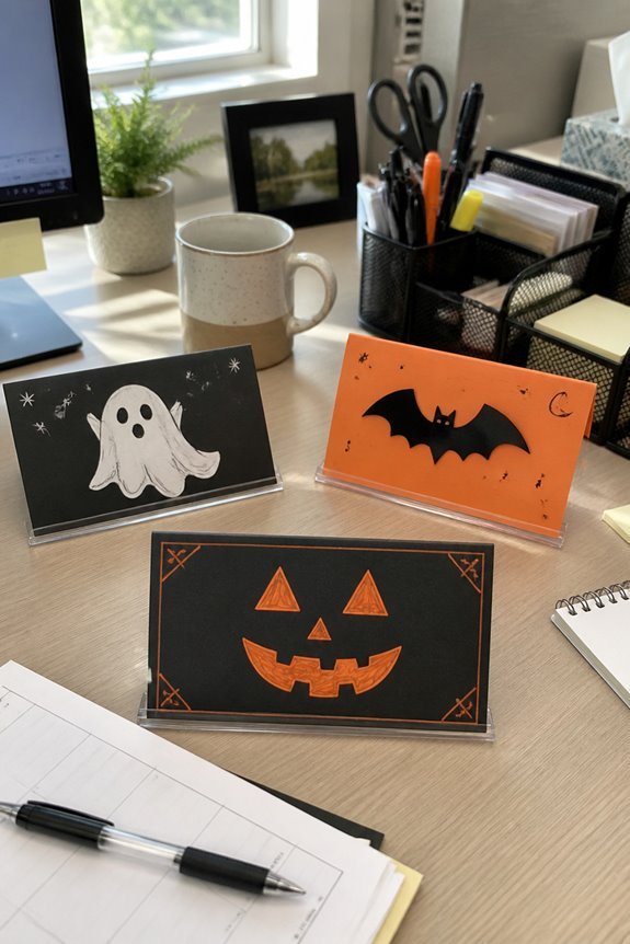 spooky professional desk nameplates
