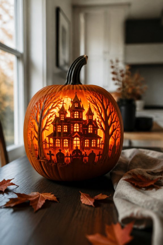 spooky pumpkin carving themes