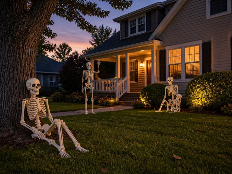 spooky skeleton decoration ideas