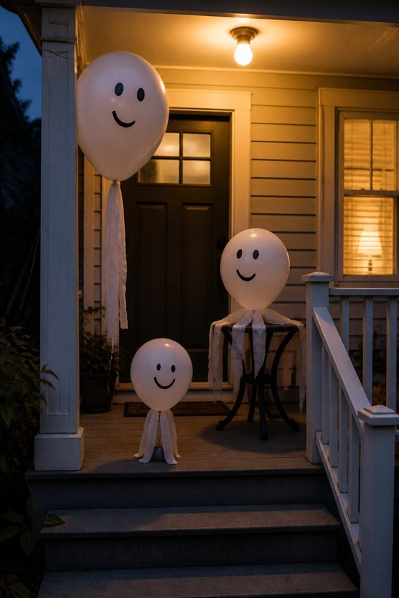 stackable floating balloon ghosts