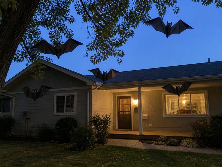 strategic bat yard decoration