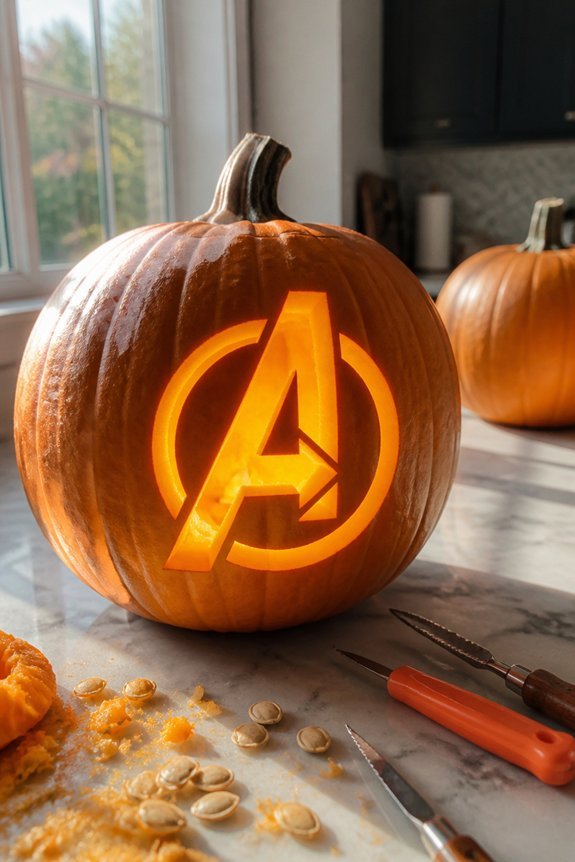 superhero logos for carving