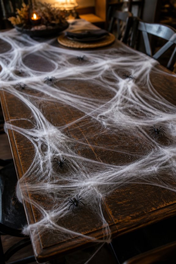 synthetic spider web overlays
