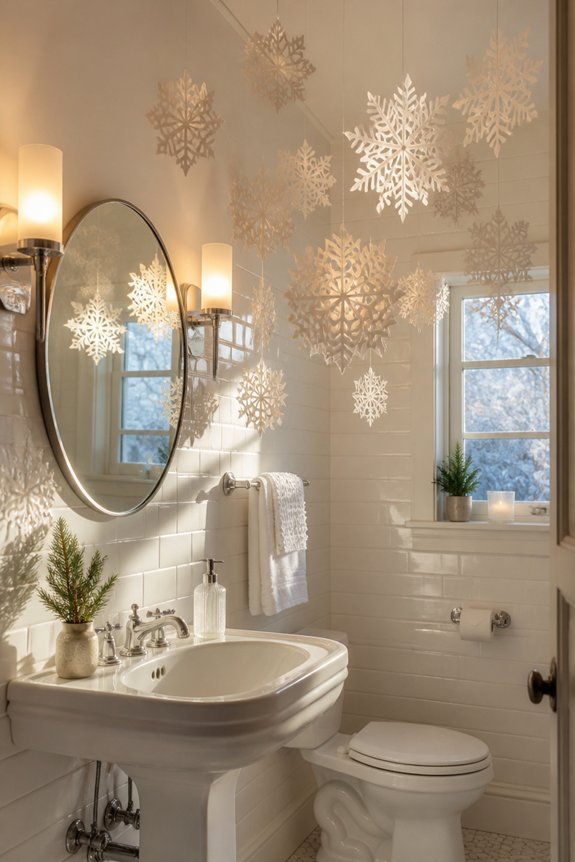 temporary winter decor idea