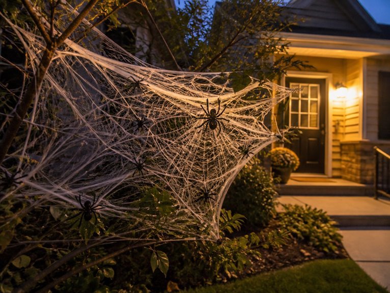 textural halloween tree decorations