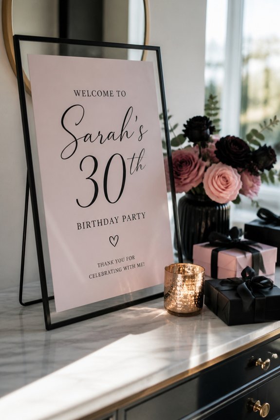 themed welcome signage displays