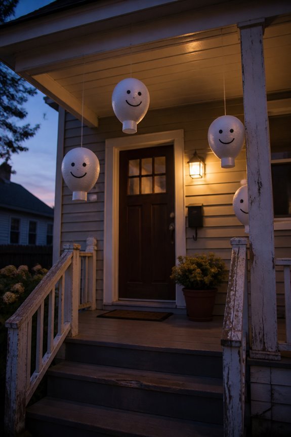 three dimensional stackable hollow ghosts