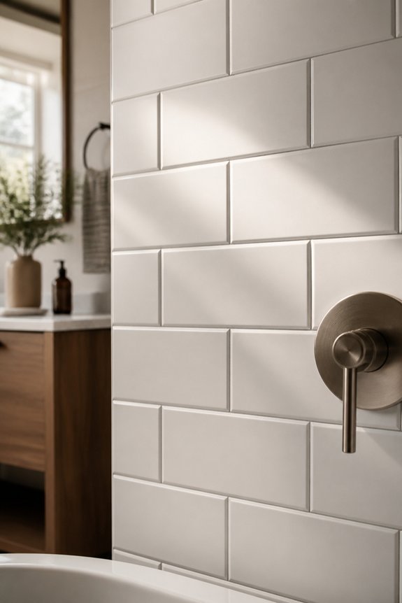 timeless neutral subway tiles