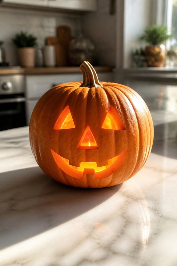 timeless pumpkin carving design