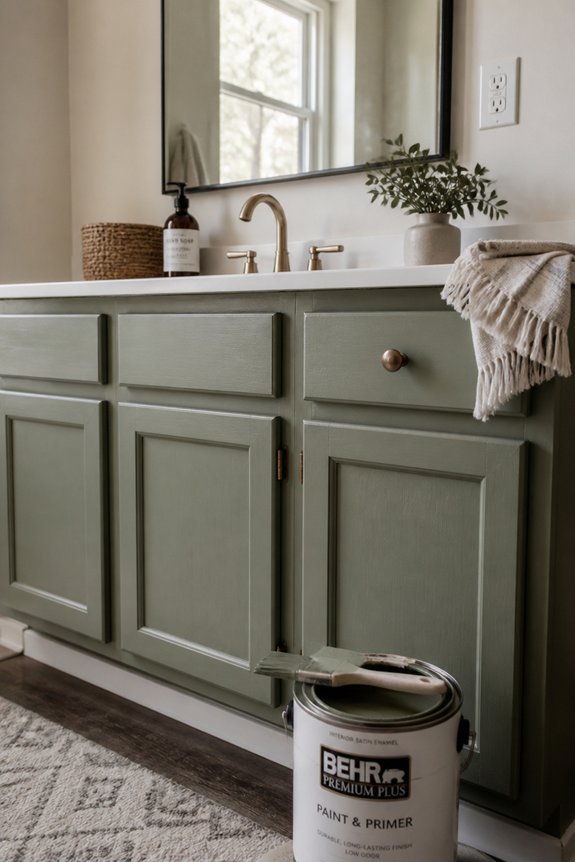transform cabinets with paint