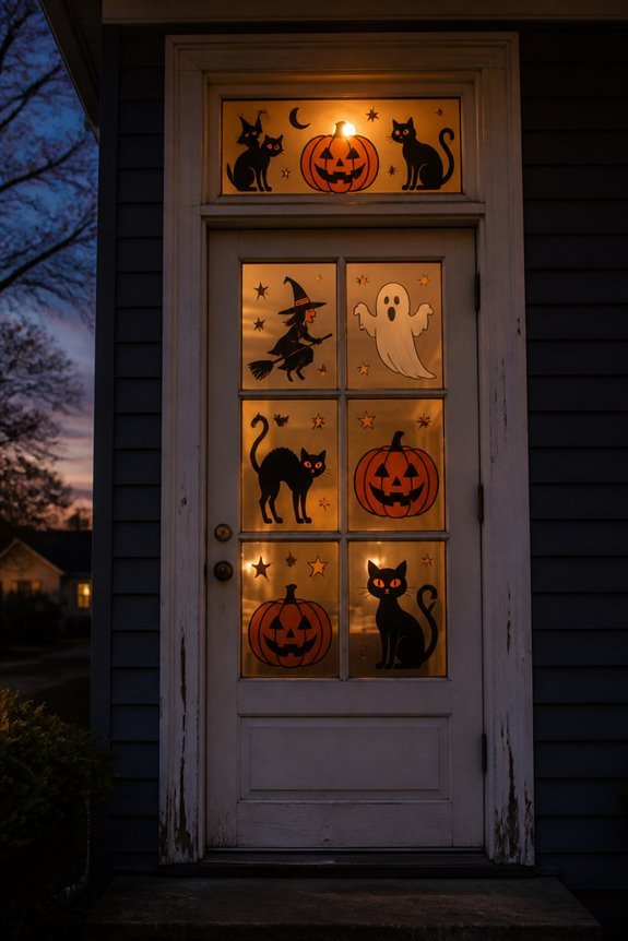 translucent cellophane halloween decorations
