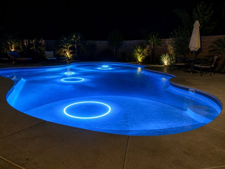 underwater led glow effects