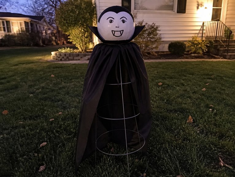 vampire tomato cage decor