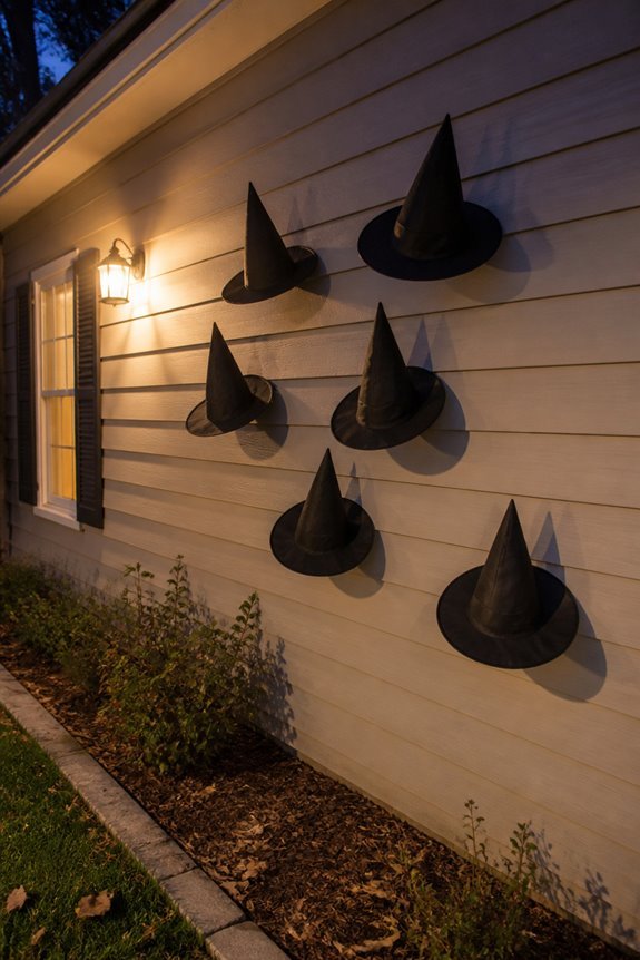 vertical clustered hat display
