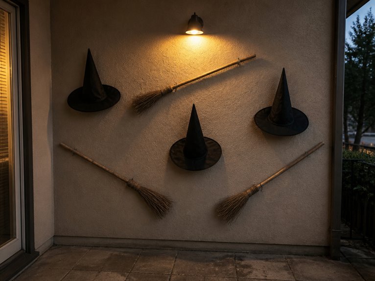 vertical halloween decorations efficiently