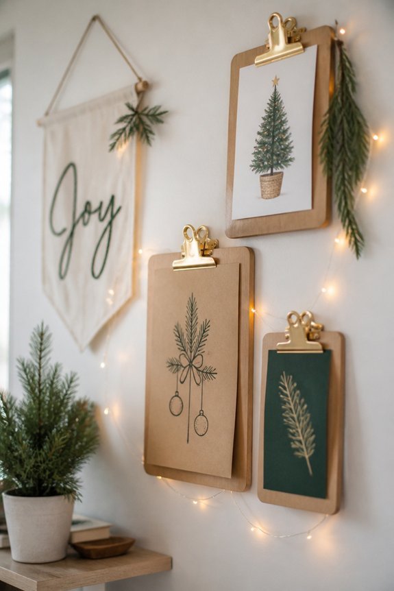 vertical layered wall decor