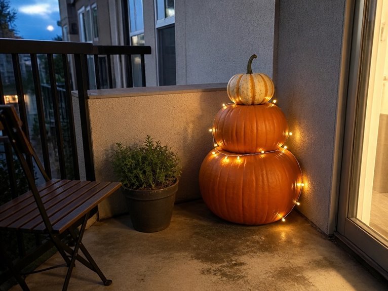 vertical pumpkin stacking solution