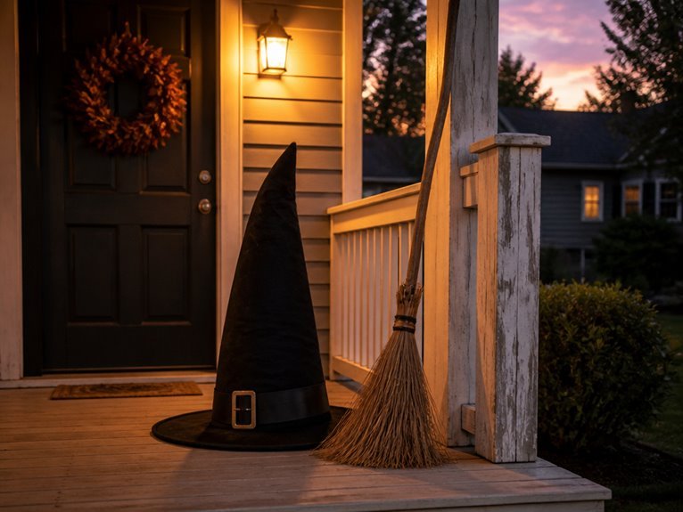 vertical witch hat display