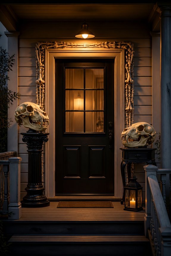 victorian gothic skull decor