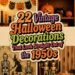 vintage halloween fifties decor