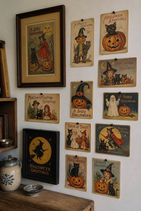 vintage halloween paper decorations