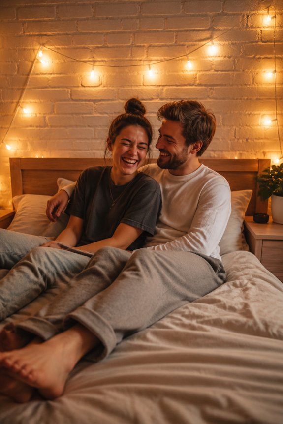 warm ambient string lights