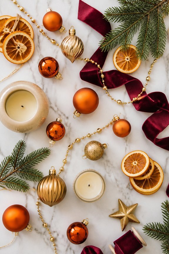 warm orange holiday harmony