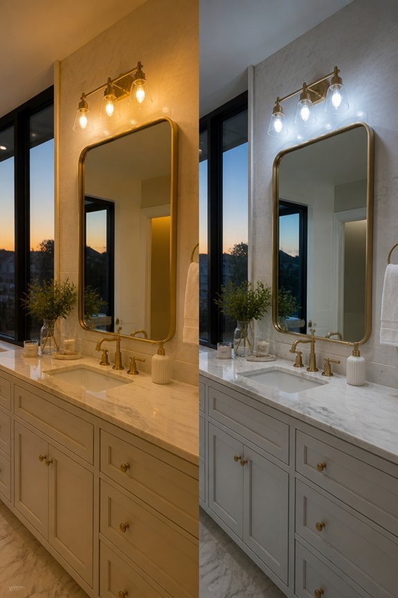 warm vs cool lighting