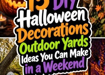 weekend outdoor halloween diys