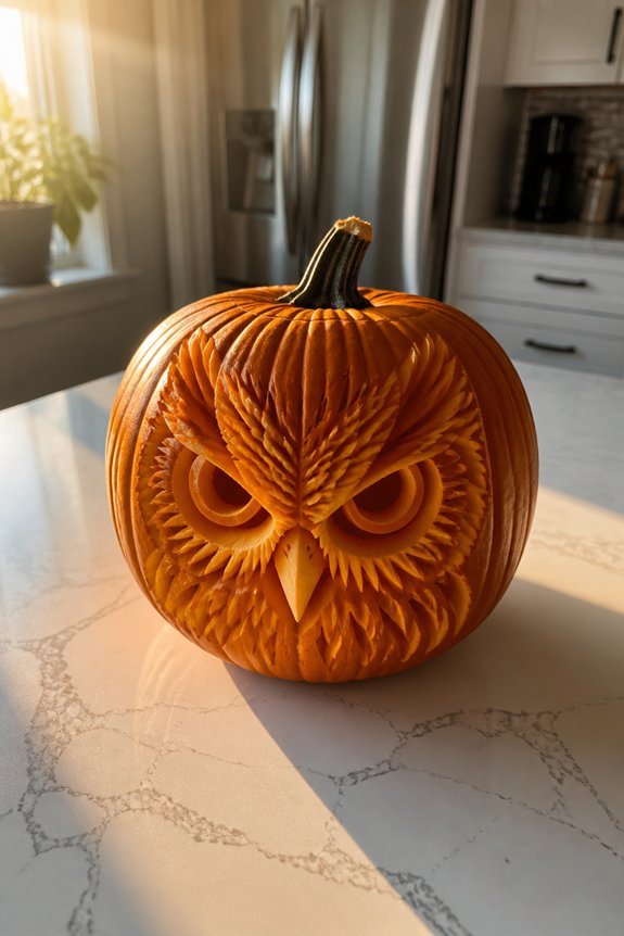 wildlife pumpkin carving designs