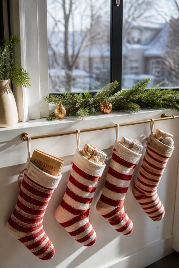 window sill stocking display