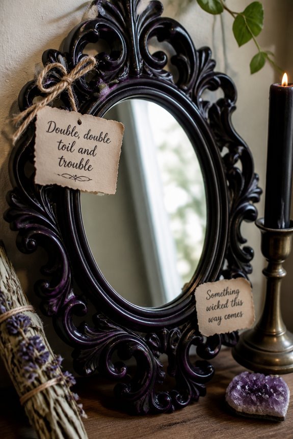 witchy decorative statement mirrors