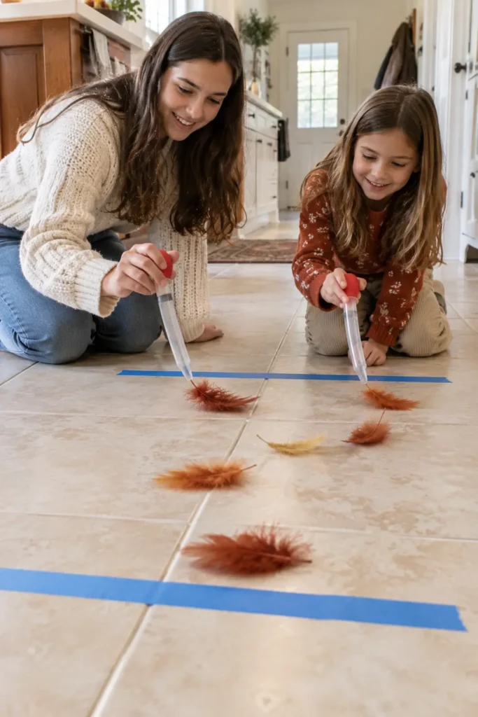 Feather Race With Turkey Basters
