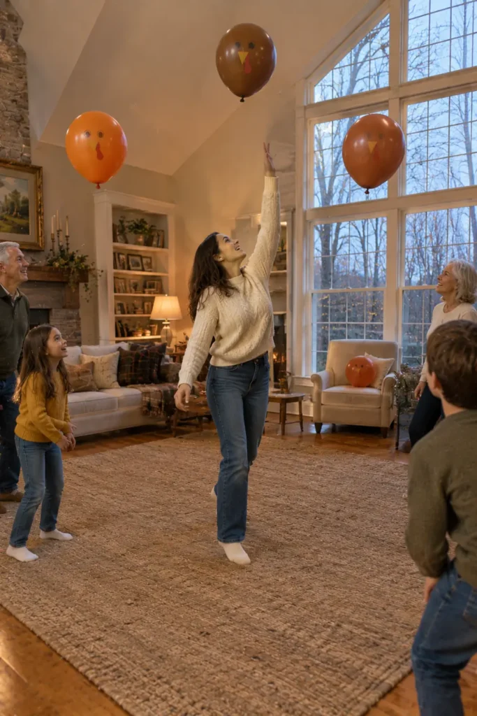 Keep the Turkey Balloon Up Game