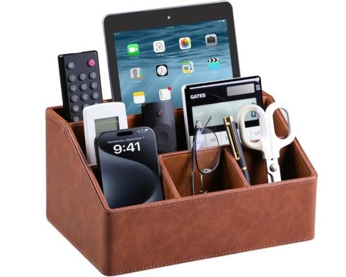 Leather Desk Organizer