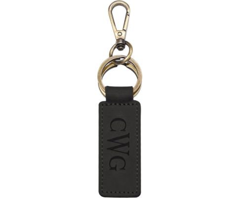 Personalized Leather Keychain
