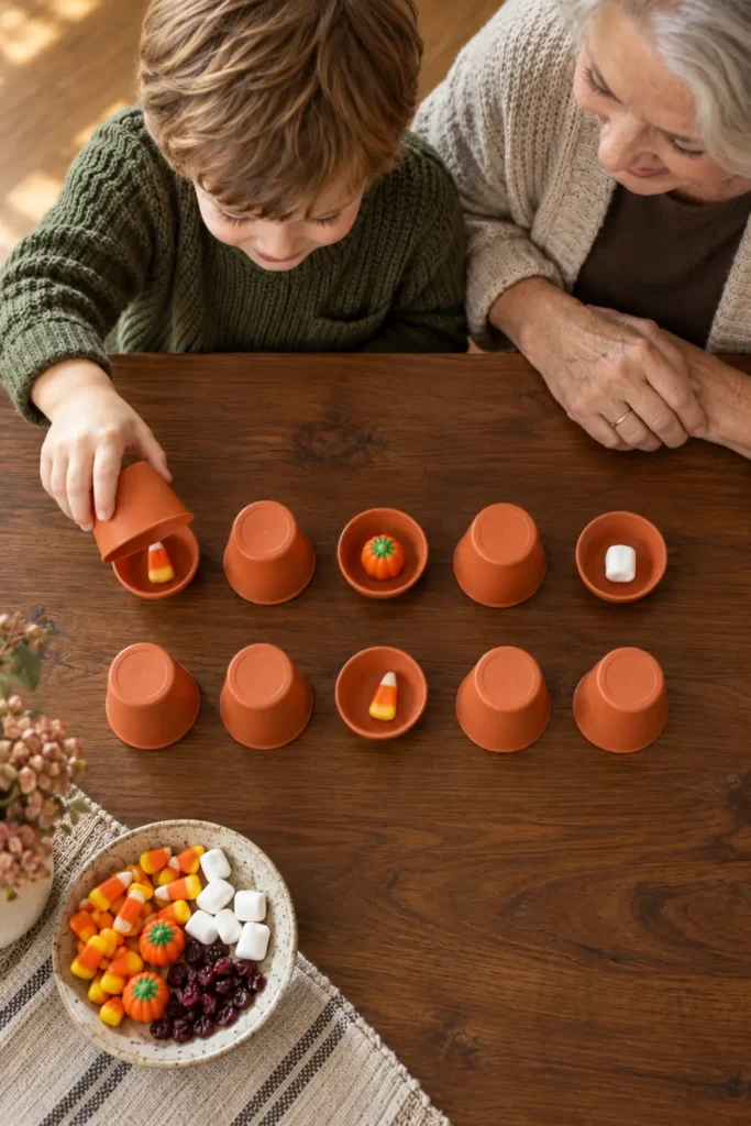 Thanksgiving Memory Match Cup Game