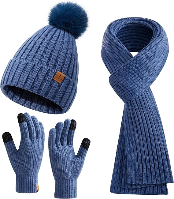 Cozy Beanie and Gloves Set